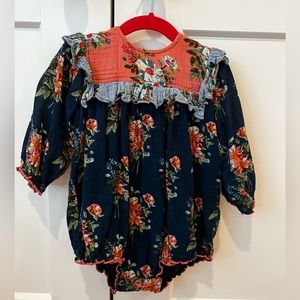 Pink chicken bubble 2t, EUC, worn twice